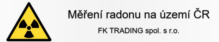 Mìøení radonu - FK TRADING, spol. s.r.o.